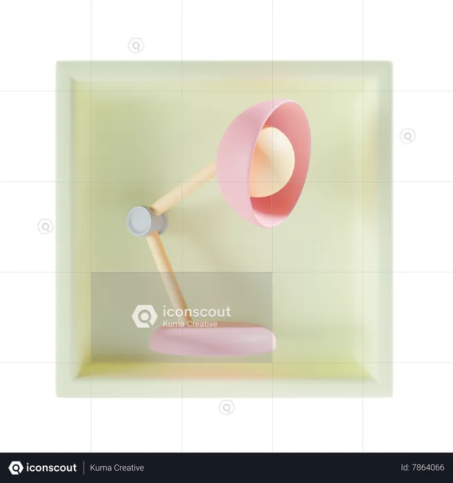 Lampe d'étude  3D Icon