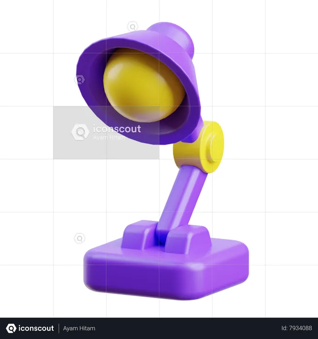 Lampe d'étude  3D Icon