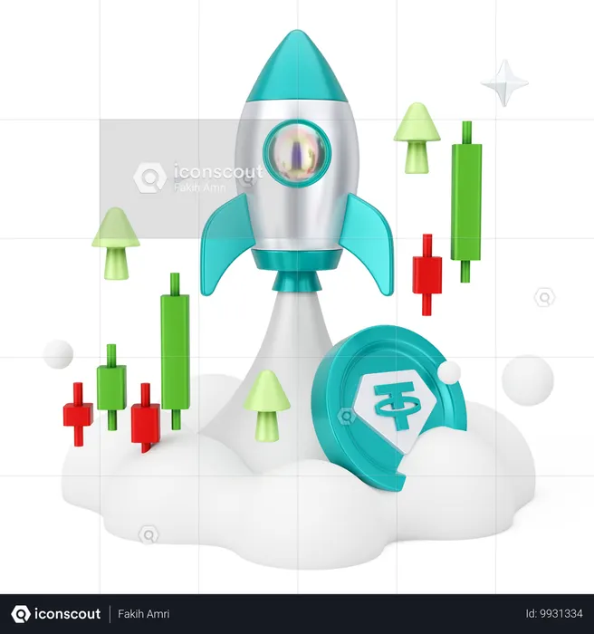 Lançamento de amarração  3D Icon