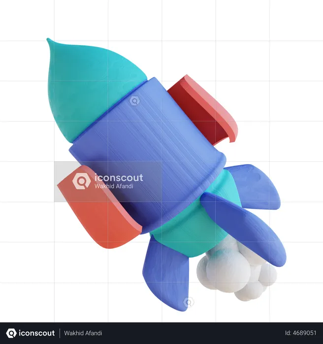 Lancement d'entreprise  3D Icon