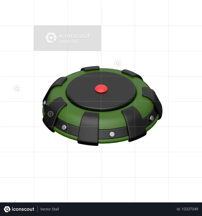 Landmine  3D Icon