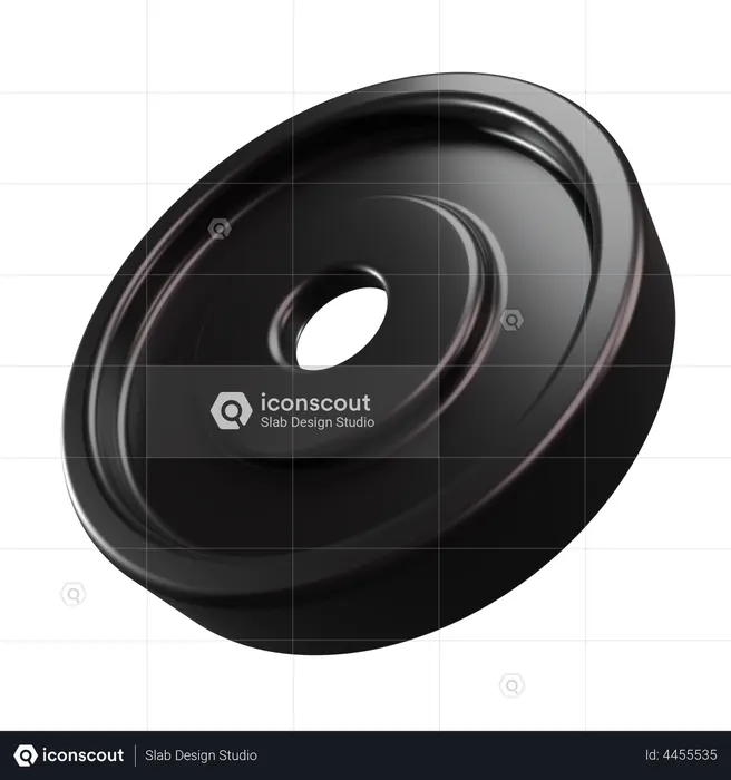 Hantelscheibe  3D Illustration