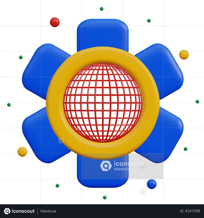 Language  3D Illustration