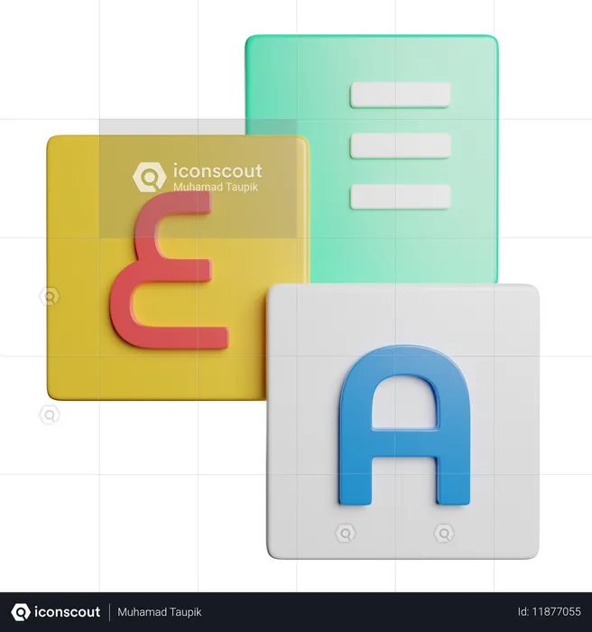 Language Translate  3D Icon