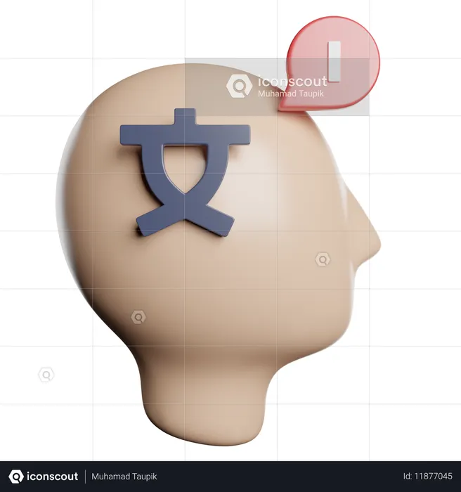 言語翻訳者  3D Icon