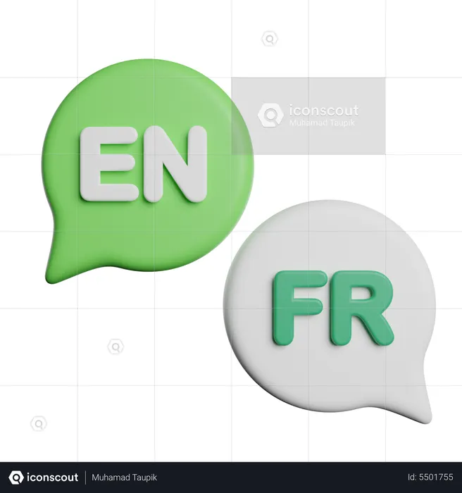 Language Translator  3D Icon
