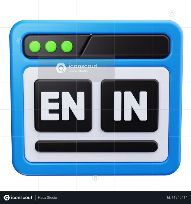 Languages  3D Icon