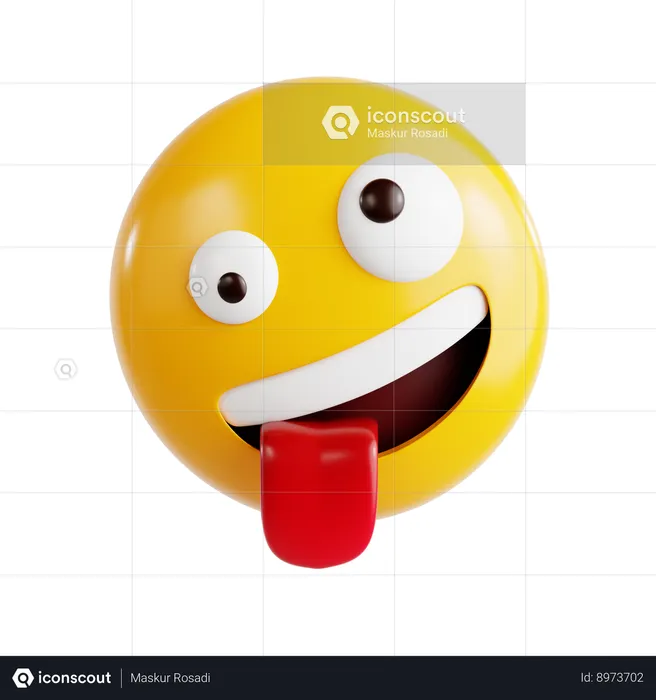 Emoji de langue Emoji 3D Icon