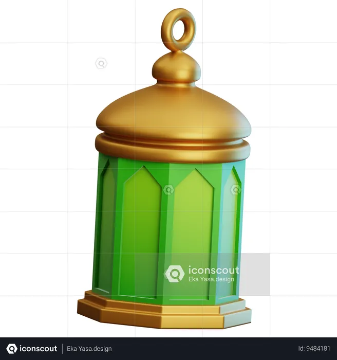 Lantern  3D Icon