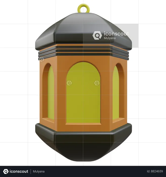 Lantern  3D Icon