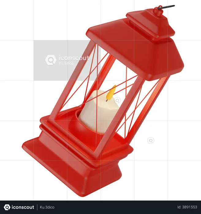 Lantern  3D Icon