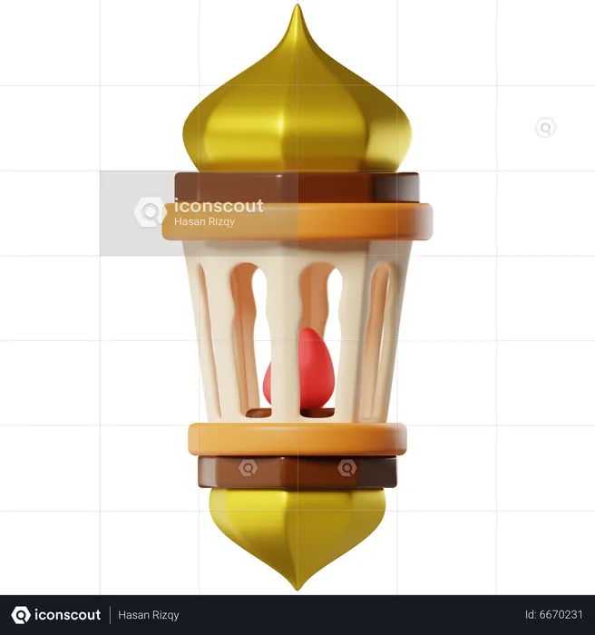 Lantern  3D Icon