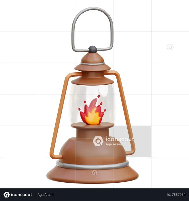 Lantern  3D Icon