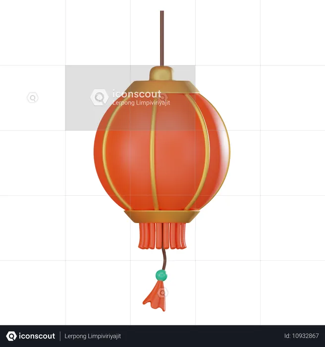 Lantern  3D Icon