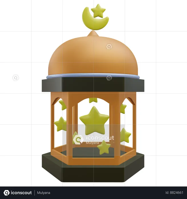 Lantern  3D Icon