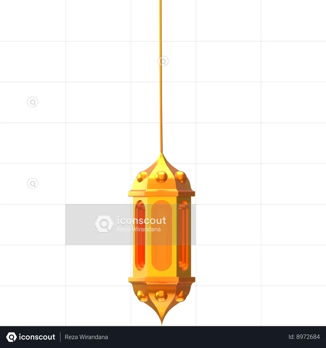 Lantern  3D Icon