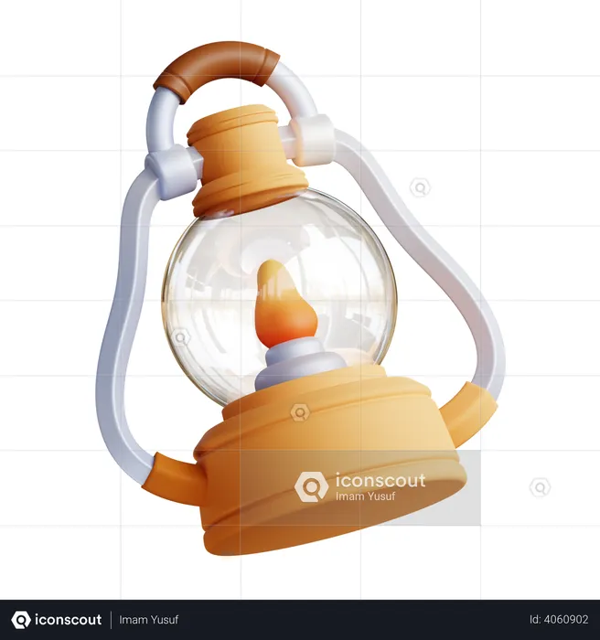 Lantern  3D Illustration