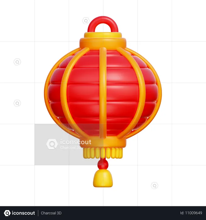 Lanterna chinesa  3D Icon