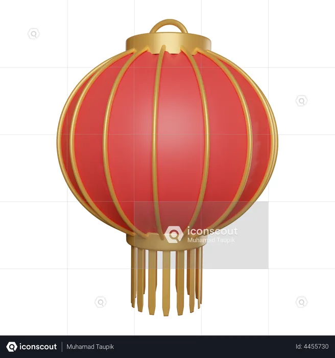 Lanterna chinesa  3D Illustration