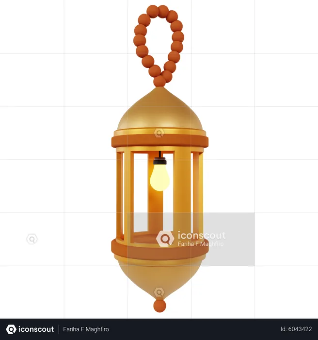 Lanterna do Ramadã  3D Icon
