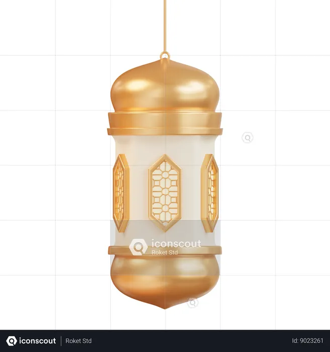 Lanterne arabe  3D Icon