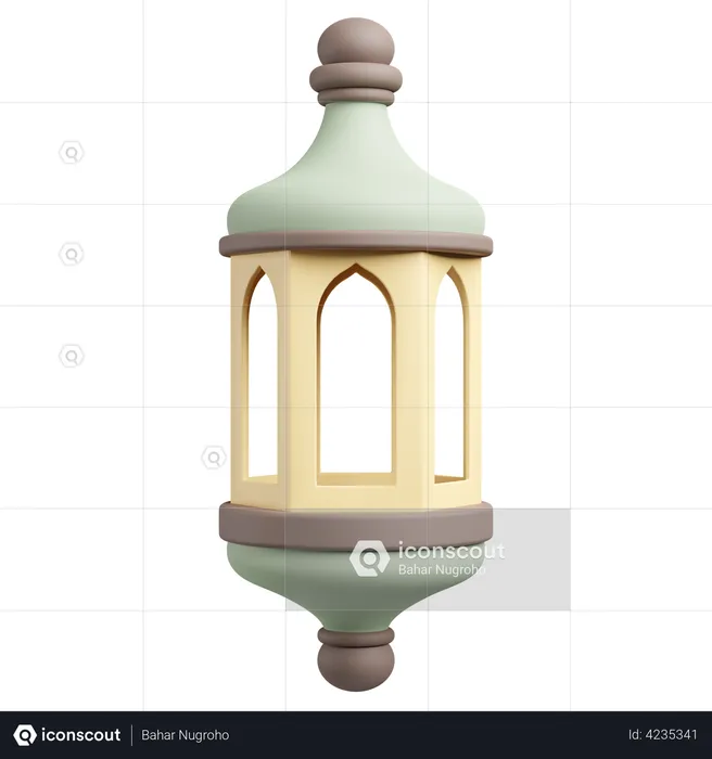 Lanterne arabe  3D Illustration