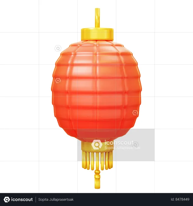 Lanterne chinoise  3D Icon