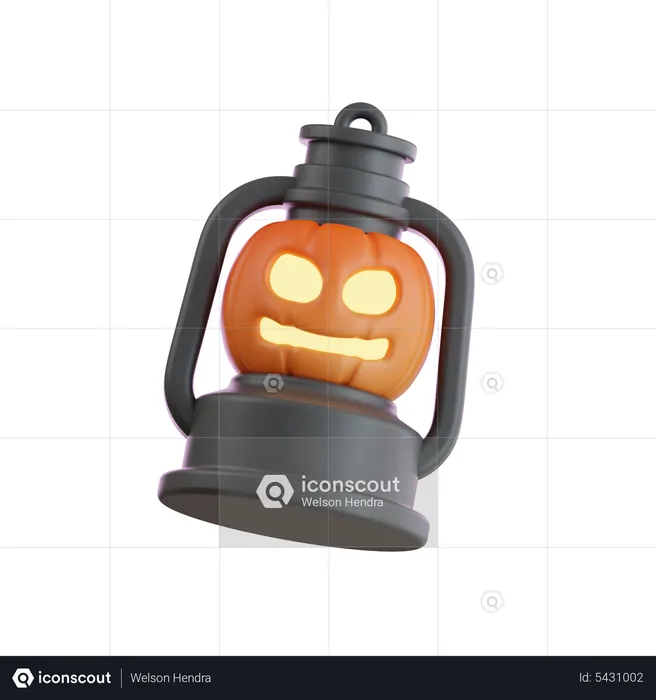 Lanterne d'Halloween  3D Icon