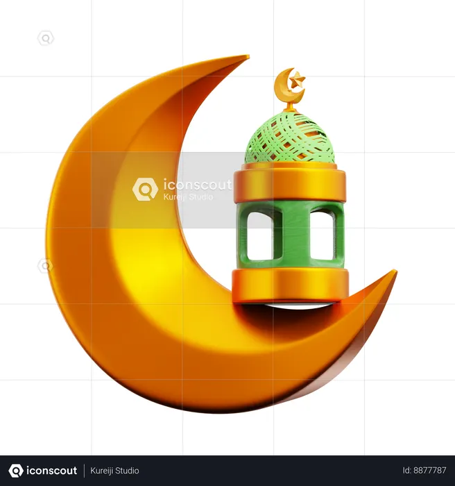 Lanterne islamique  3D Icon