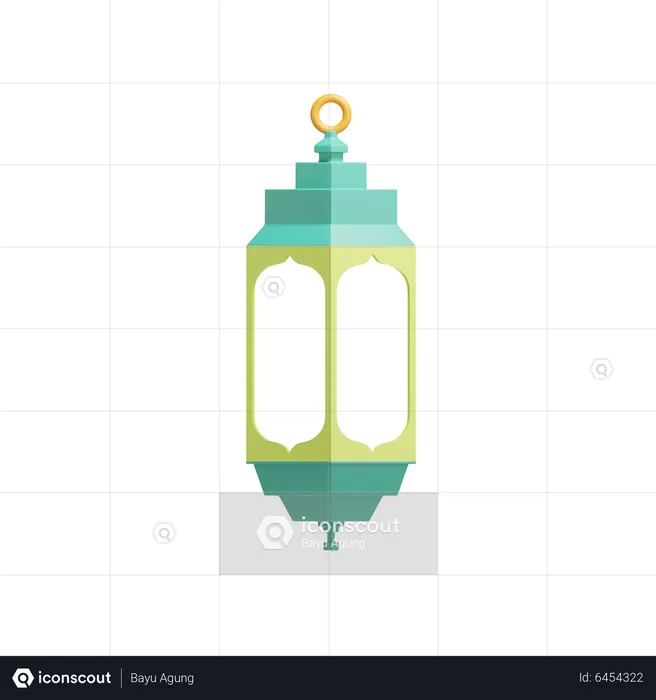 Lanterne islamique  3D Icon