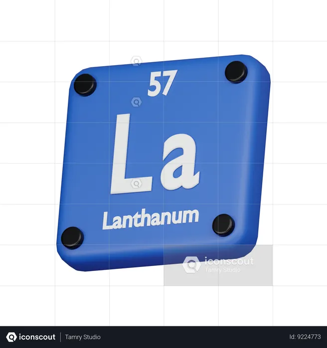 Lanthanum  3D Icon