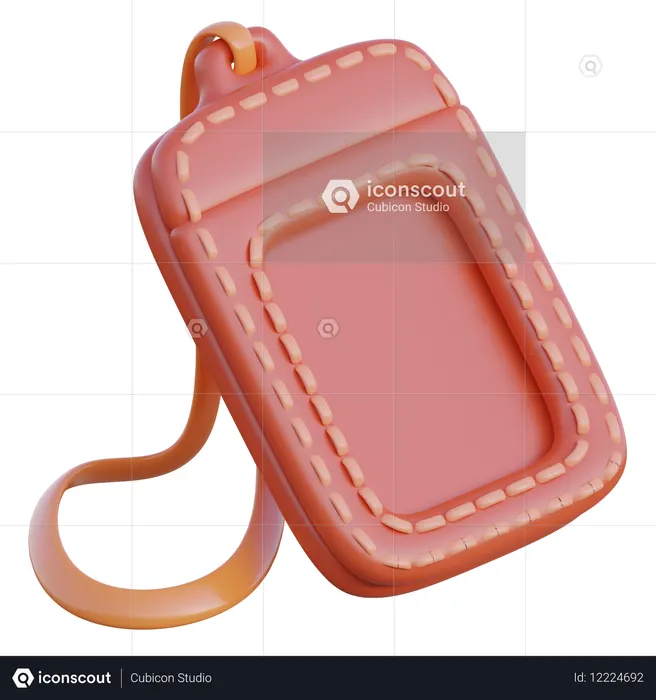 Lanyard  3D Icon