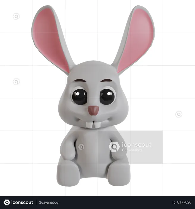 Lapin  3D Icon