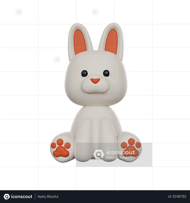 Lapin  3D Icon