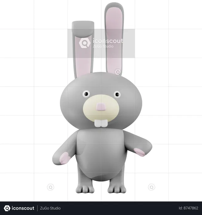 Lapin  3D Icon