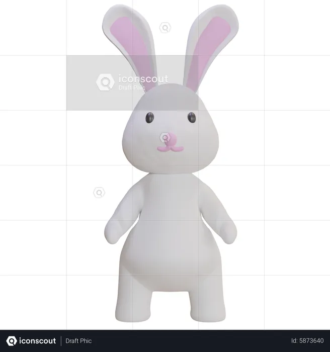 Lapin  3D Icon