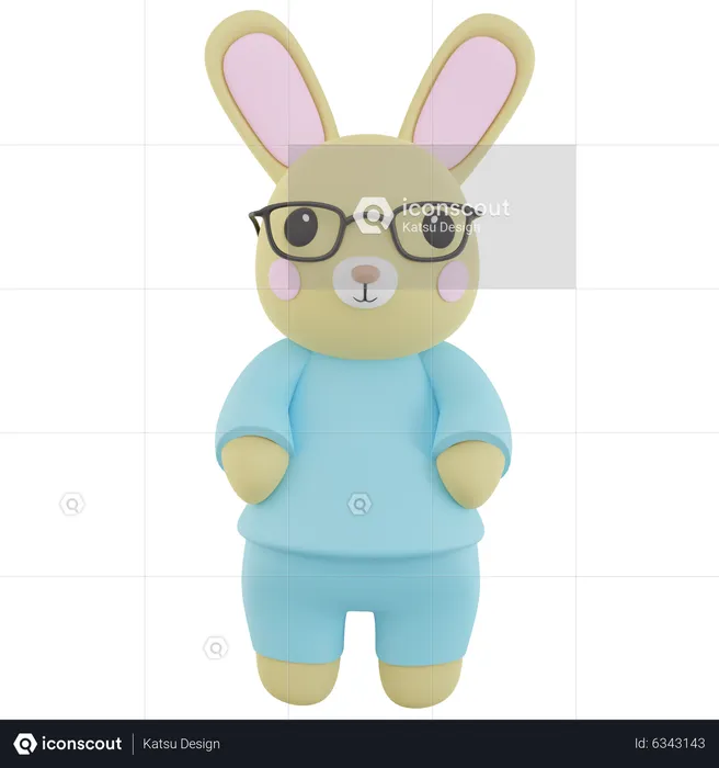 Lapin  3D Icon