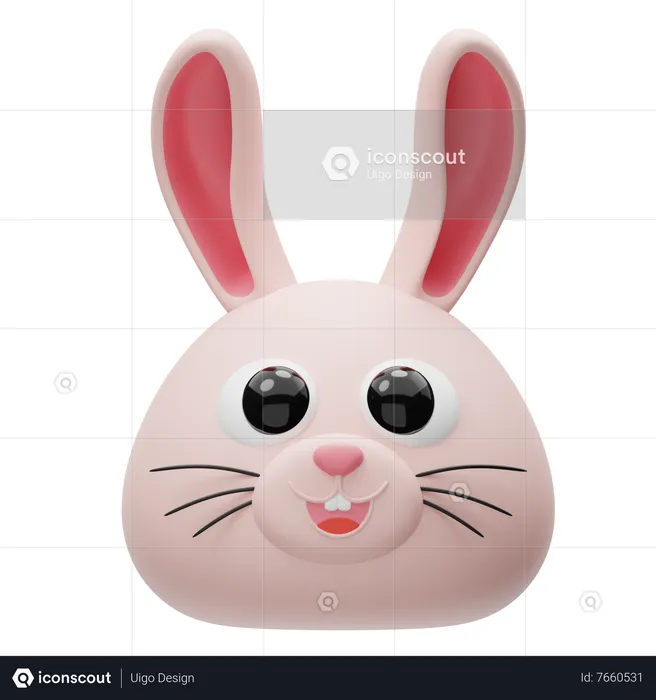 Lapin  3D Icon