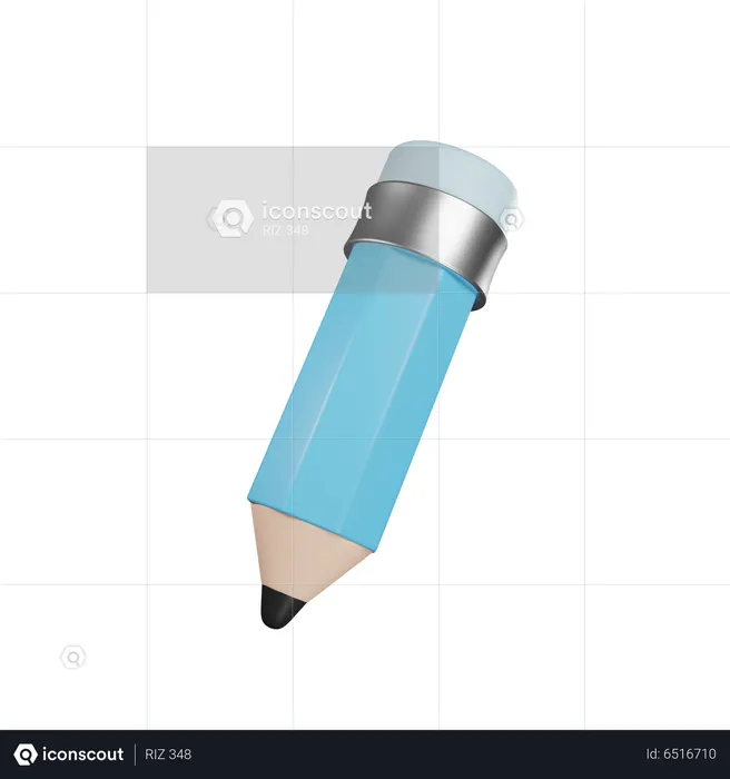Lápis  3D Icon