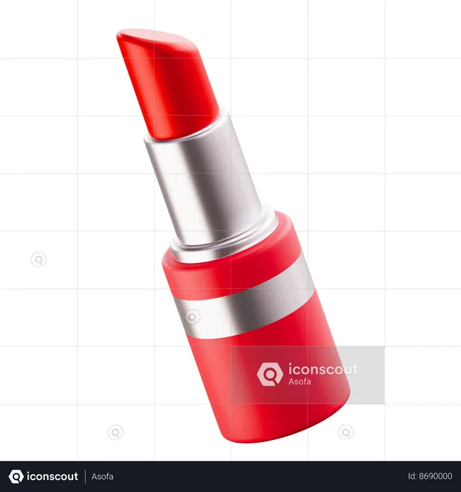 Lápiz labial  3D Icon