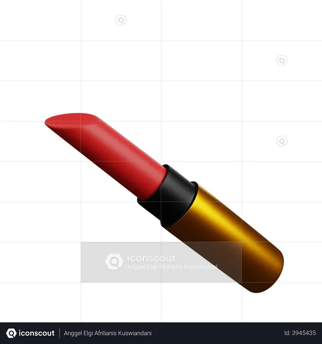 Lápiz labial  3D Icon