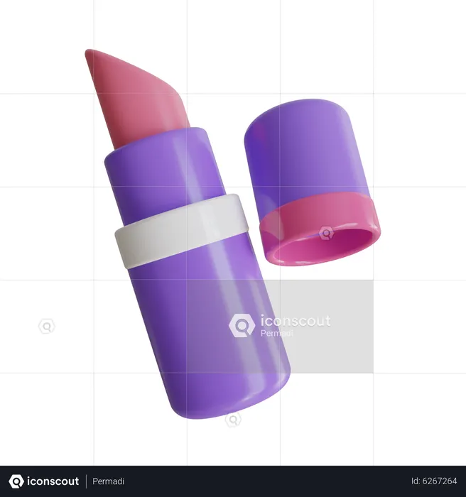Lápiz labial  3D Icon