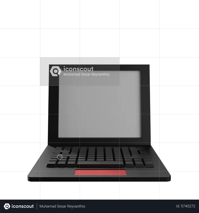 Laptop  3D Icon