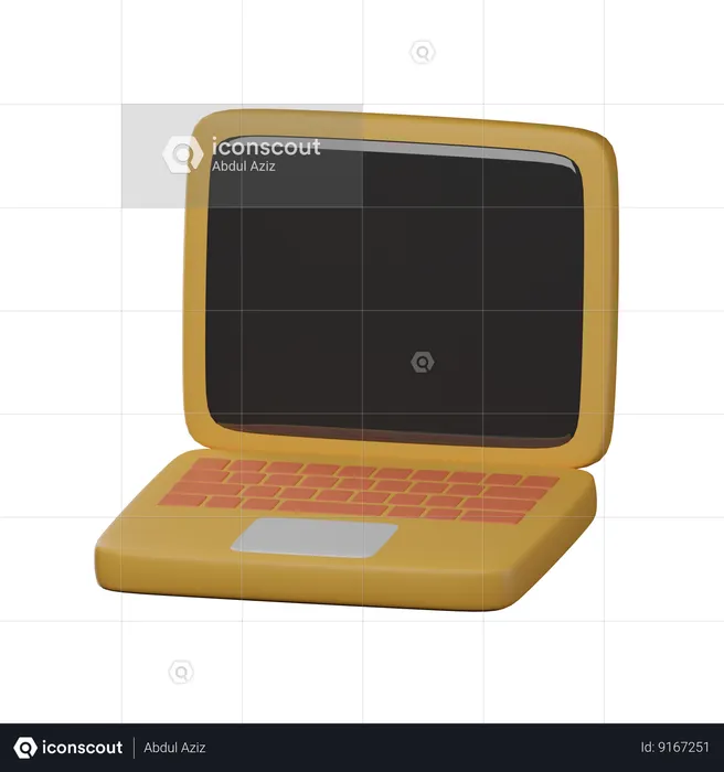 Laptop  3D Icon