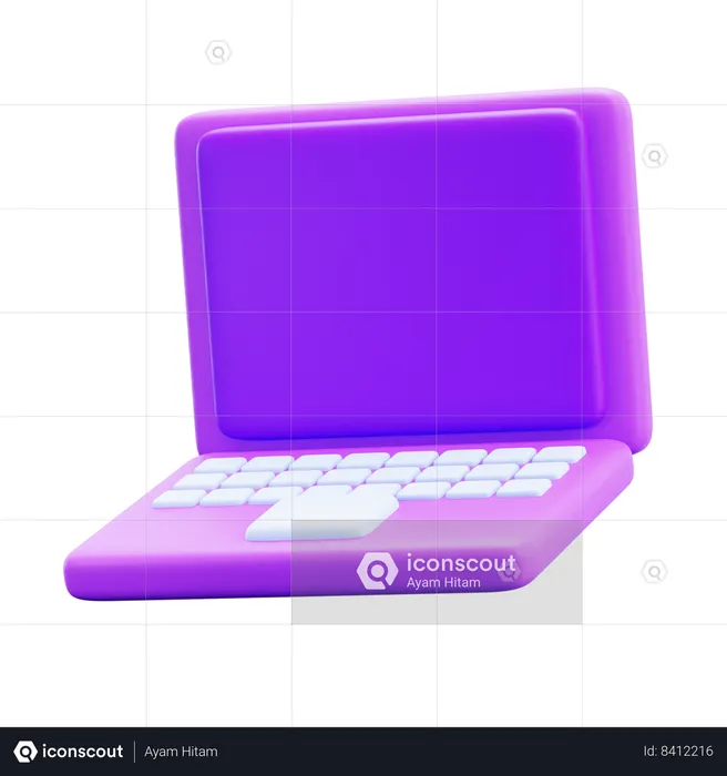 Laptop  3D Icon