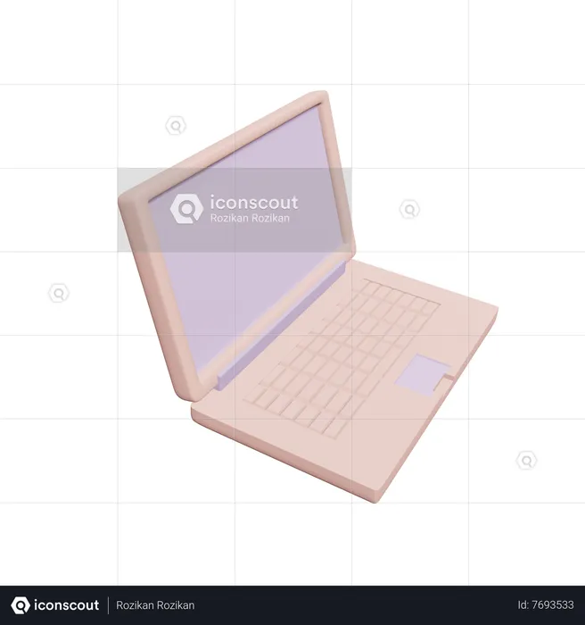 Laptop  3D Icon