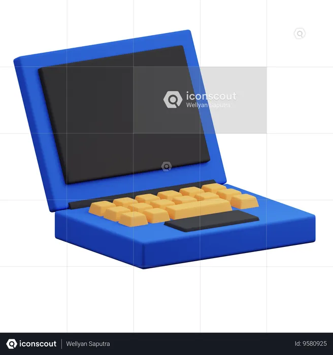 Laptop  3D Icon