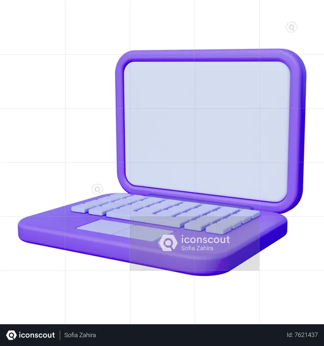 Laptop  3D Icon