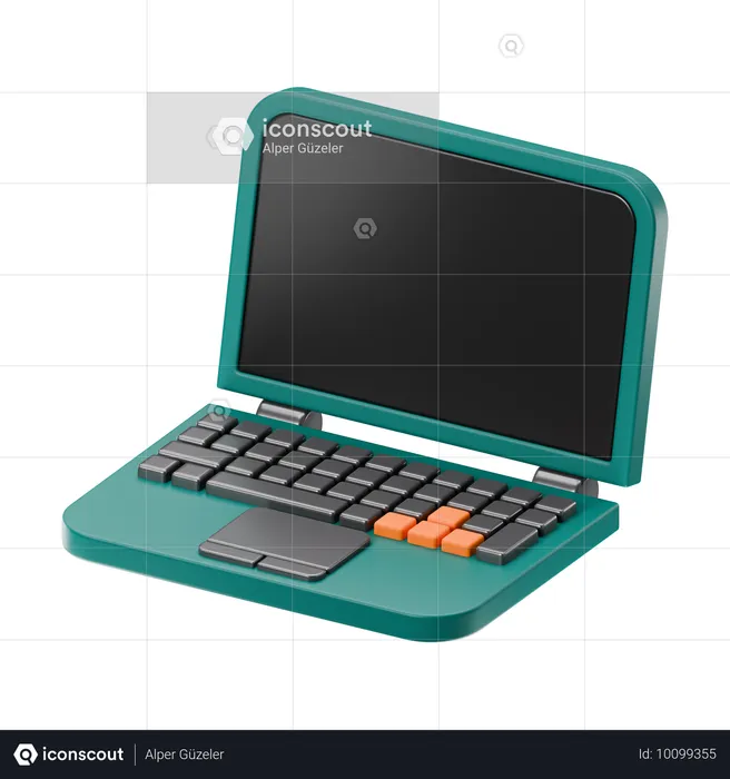 Laptop  3D Icon