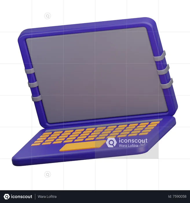 Laptop  3D Icon